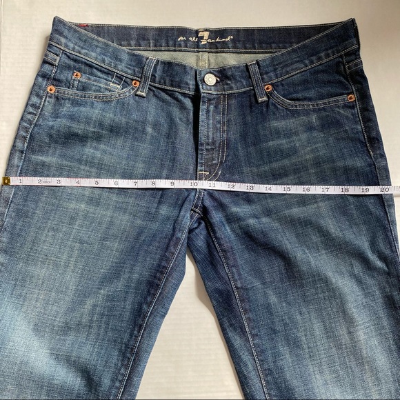 7 for all mankind women’s blue bootcut jeans 34” inseam. Size 31 - Picture 11 of 16
